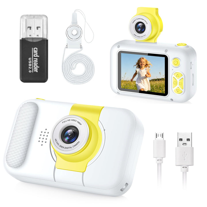KinderKamera,ARNSSIEN Kinder Kamera,Selfie,Geschenk für3 4 5 6 7 8 9 10Jahre Mädchen und Junge,2.4in