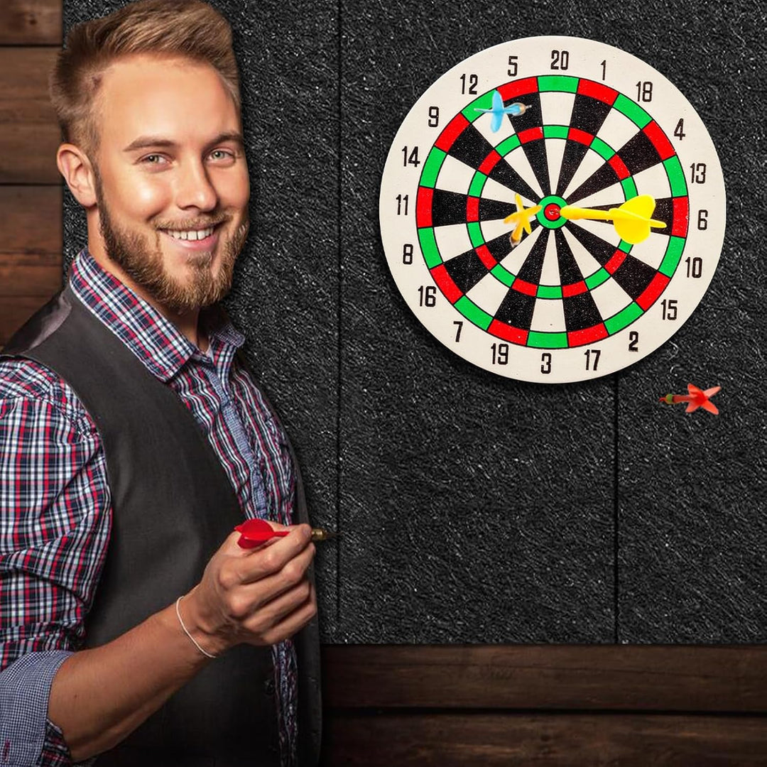 KEAGAN Dartboard-Wandschutz, Filz-Dartboard-Wandschutz, Selbstklebend, Gespleisst, Wandumrandung für
