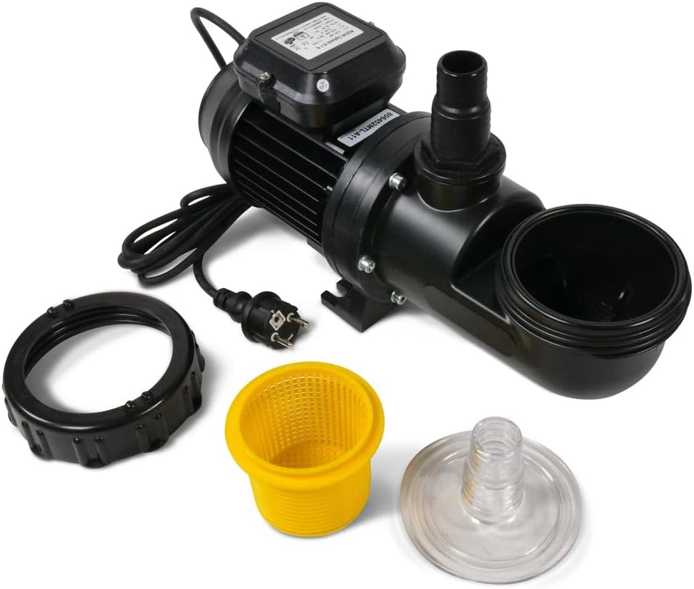 AQUA Splash II Poolpumpe 4 m³/h - Effiziente Filterpumpe für Pools bis 20 m³ - Langlebig und korrosi