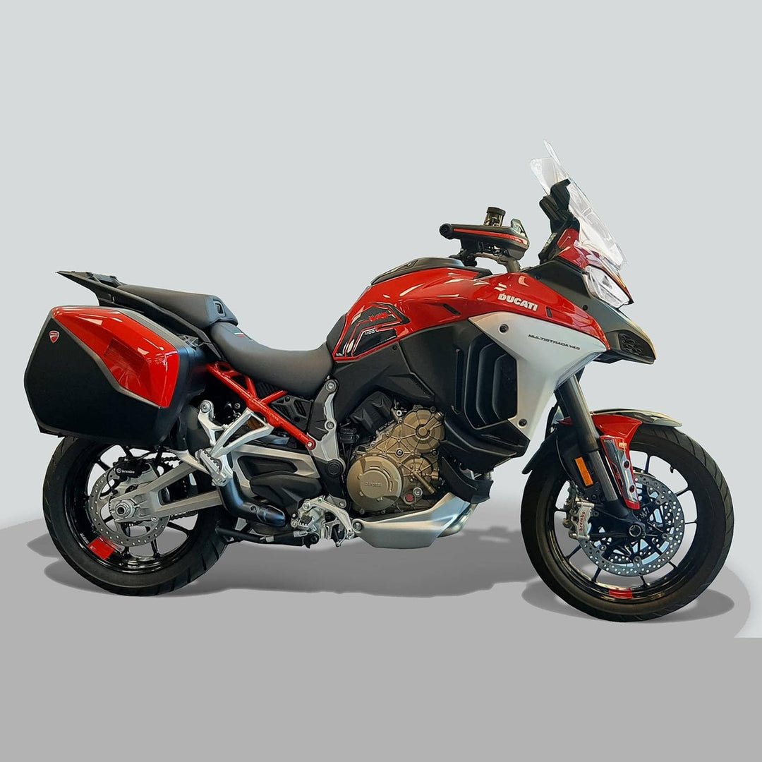 Resin Bike Motorrad-Aufkleber, kompatibel mit Ducati Multistrada V4 1100 2021, Motorrad-Schutz vor S