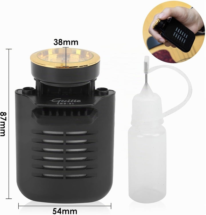 Gitarren Luftbefeuchter, 2 in 1 Hygrometer mit 100ml Tropfflasche für Akustikgitarren Konzertgitarre