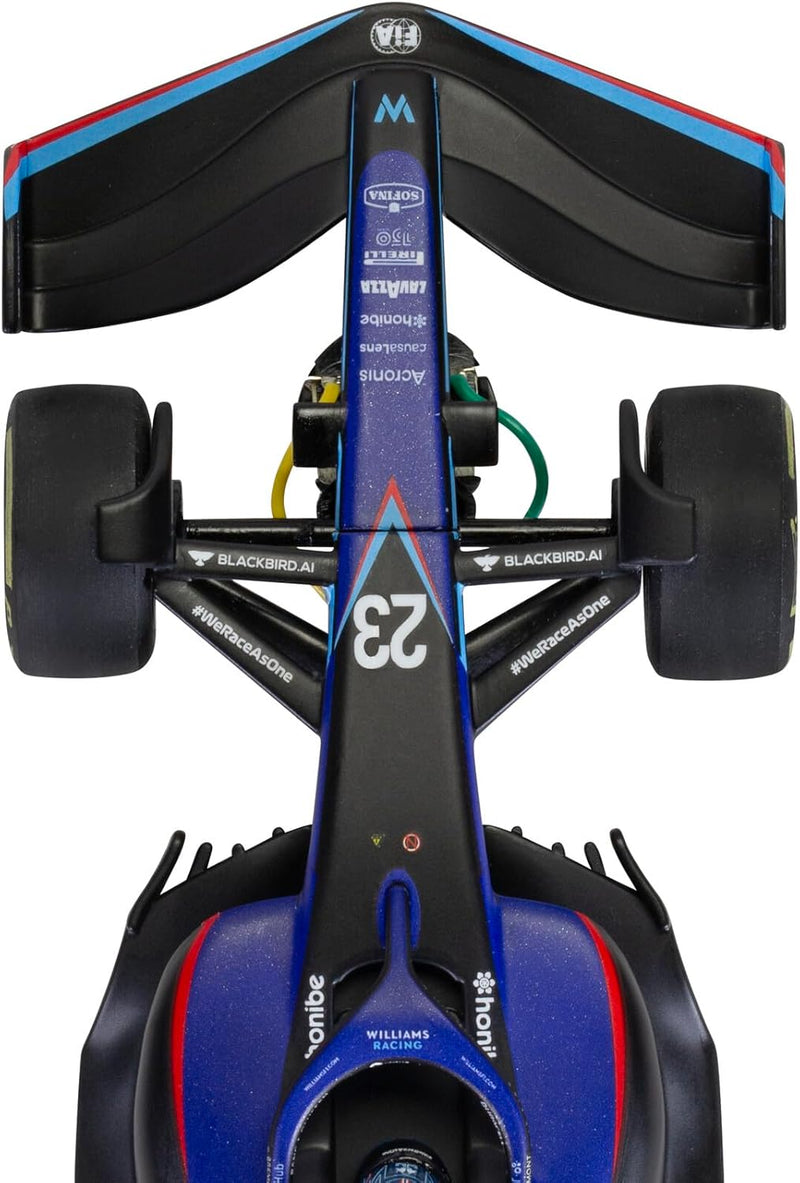 Scalextric Hornby Hobbies LTD C4425 Williams Fw44-Alexander Albon 2022 Slot-Cars Formel 1 Rallye, Bl