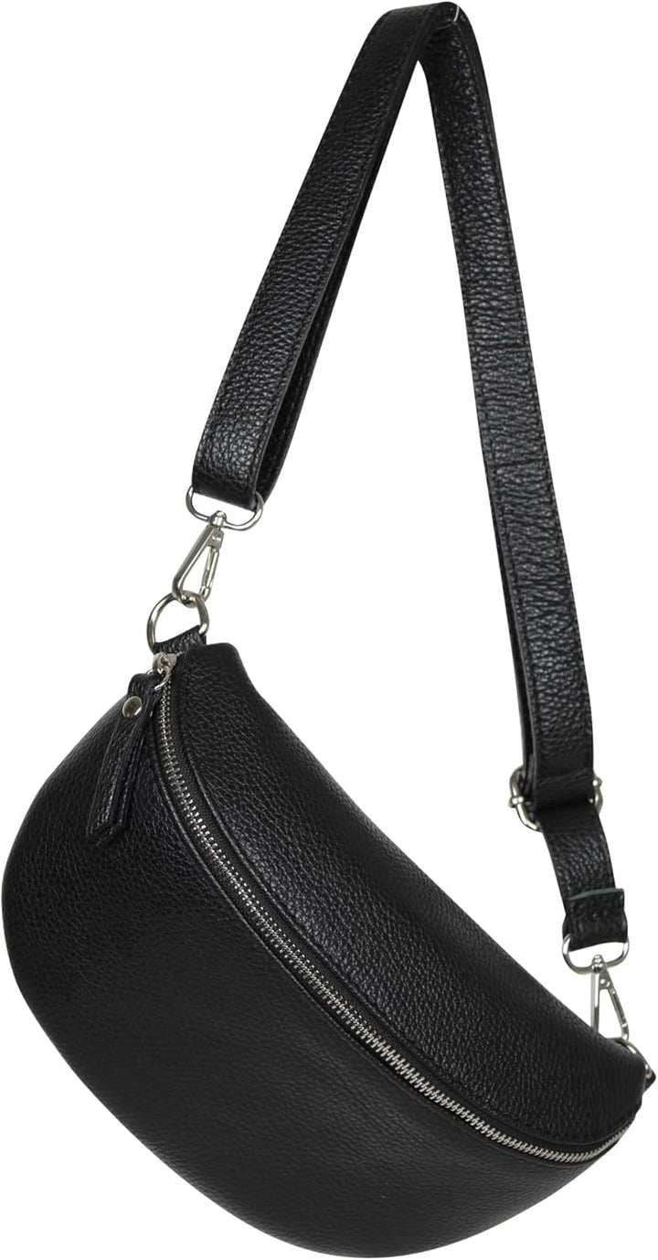 AmbraModa GLX1 - Damen Herren Unisex kleine Hüfttasche Gürteltasche Bauchtasche Umhängetasche aus Ec