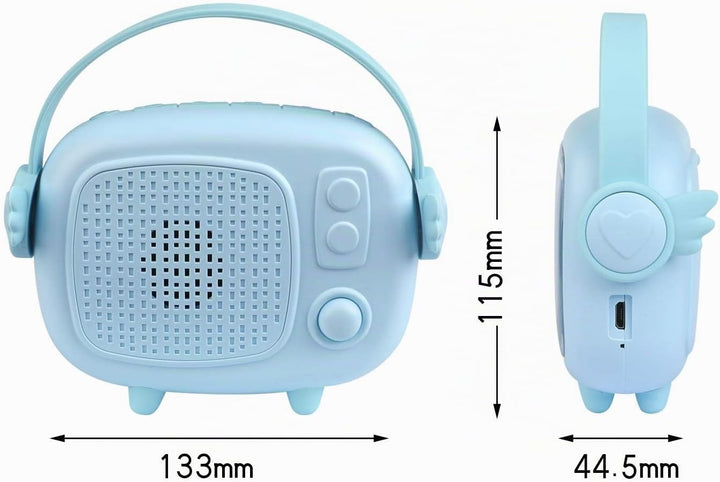Ayybboo Wecker Kinder Digital Kinderwecker für Mädchen Jungen Digitaluhr Engel Wecker Uhr Wecker (Bl
