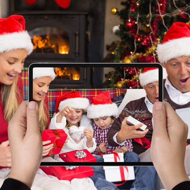 Weihnachtsmütze Nikolausmütze Damen Herren plüsche weihnachtsmann mütze Rote Santa Mütze Bequemes Di