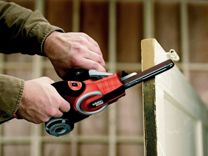 Black + Decker KA902EK Elektrofeile, Absaugvorrichtung, 400 W,