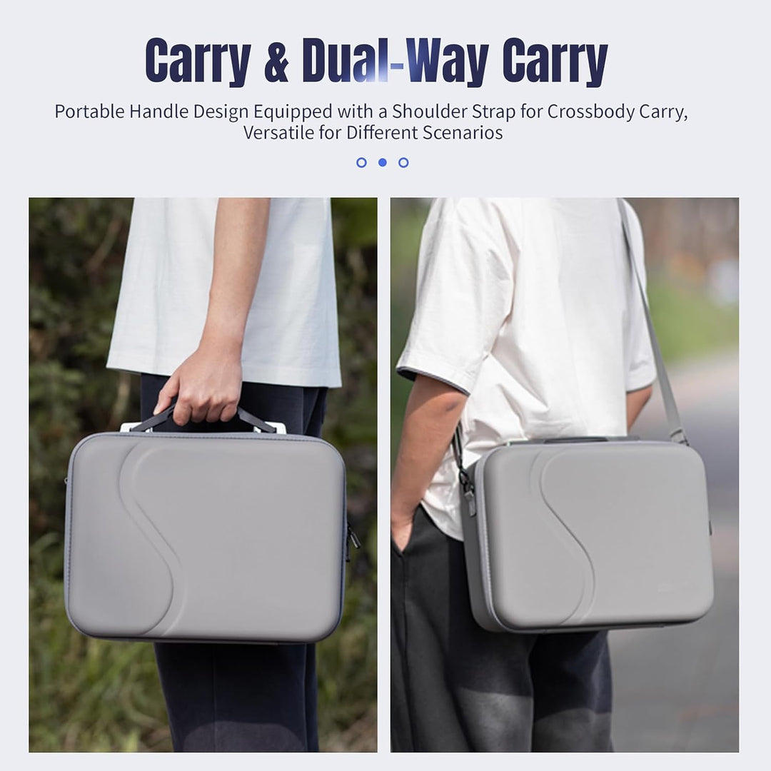 Tragetasche für DJI Neo 2 Motion Fly More Combo, PU Tragbare Reiseschutz Aufbewahrungsschutztasche S