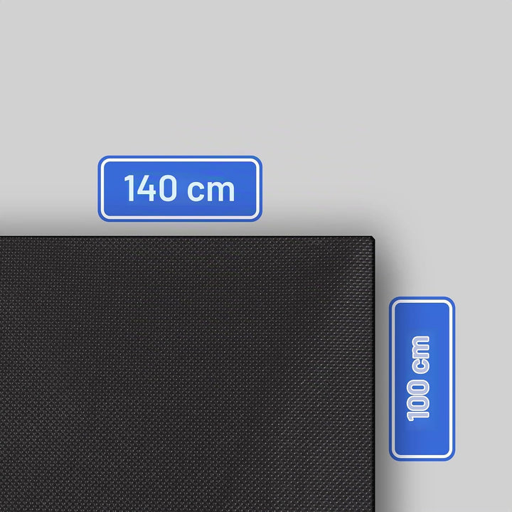 Anti Rutsch Matte 100x140cm - Universal Schmutzmatte, wasserdicht und zuschneidbar - Gummimatte Anti