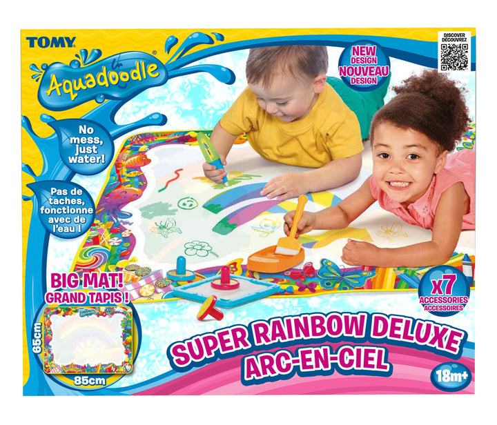 TOMY Aquadoodle, Zeichenblock, zum Kritzeln auf Wasserbasis, offizielles Zeichenbrett zum Malen & Ze