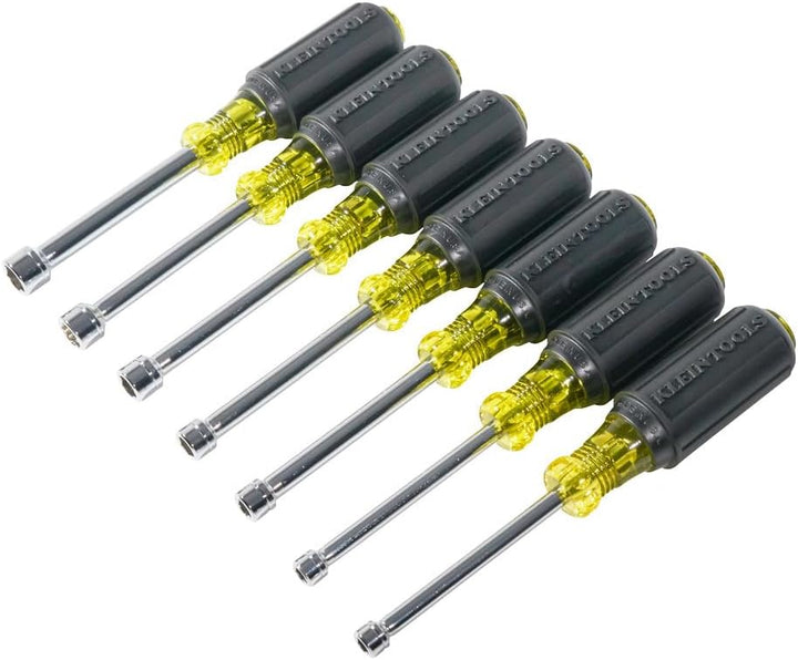 Klein Tools 65160 Steckschlüsselsatz, Gelb mit schwarzem Griff