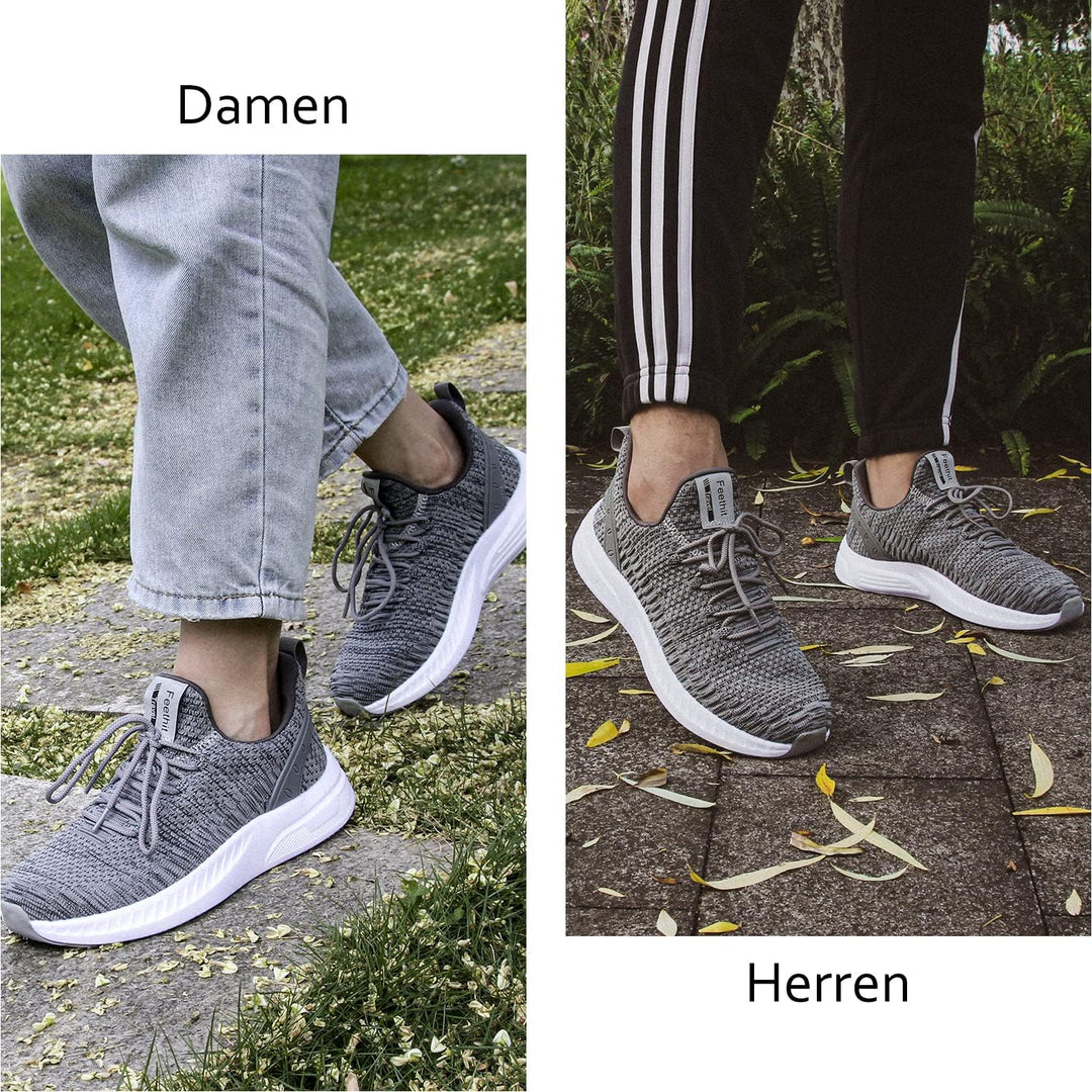 Feethit Turnschuhe Herren Laufschuhe Sportschuhe Sneaker rutschfeste Gummisohlen Leichte und Atmungs