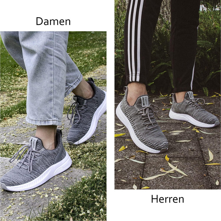 Feethit Turnschuhe Herren Laufschuhe Sportschuhe Sneaker rutschfeste Gummisohlen Leichte und Atmungs