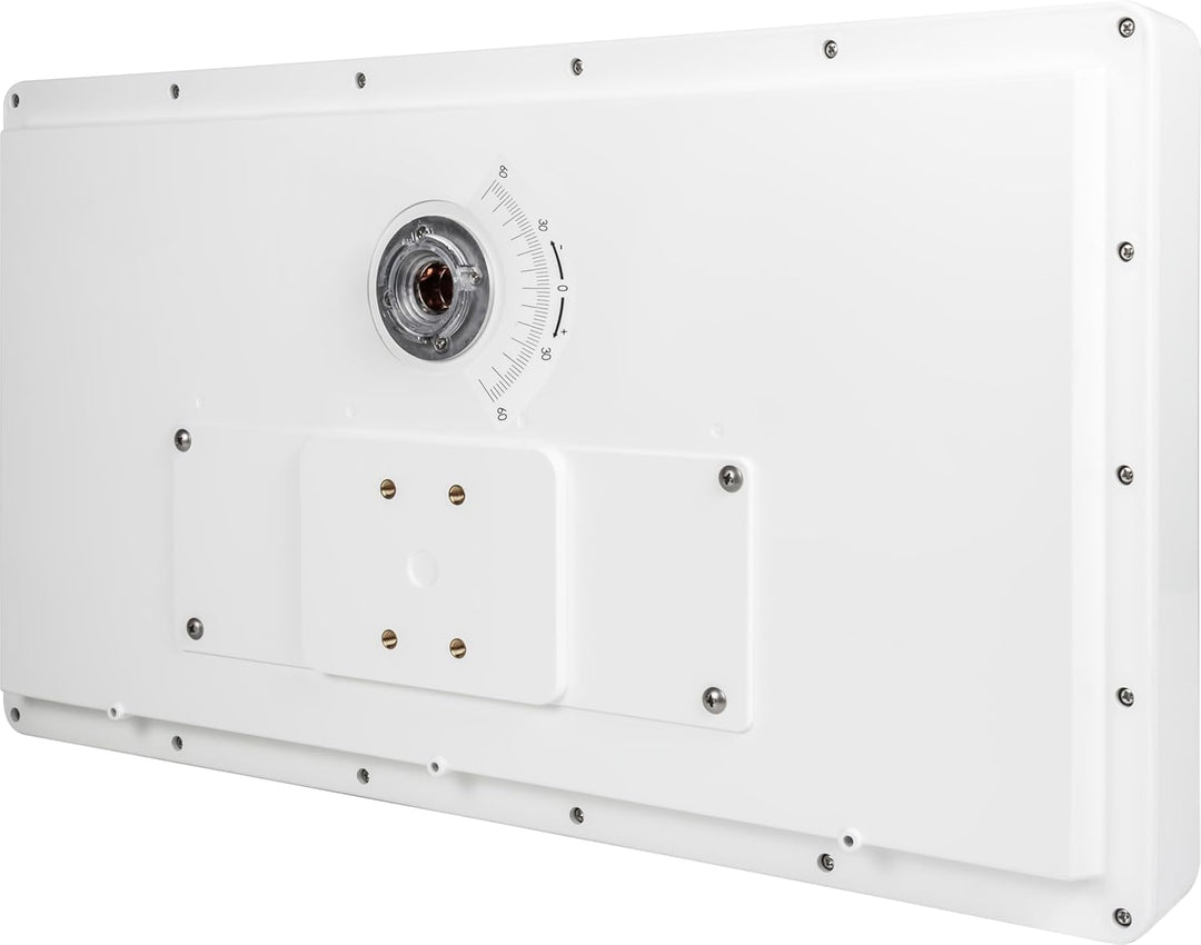 Megasat Flachantenne D2 Profi-Line – Sat-Antenne für 2 Teilnehmer – Weiss | Wechselbares LNB, Instal