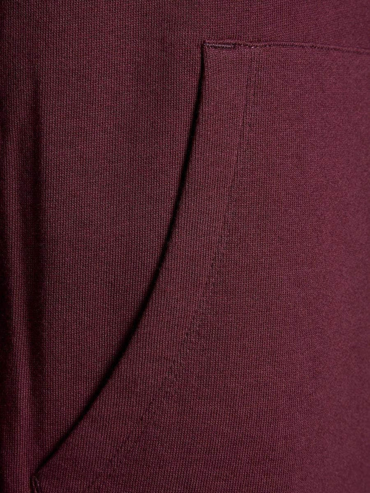 JACK & JONES Herren JJEHOLMEN Sweat Zip Hood S Rot (Port Royale Fit:reg Fit), S Rot (Port Royale Fit
