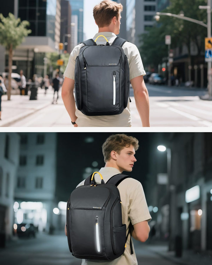 Rucksack Herren, Gross Laptop Rucksack 17 Zoll, Reiserucksack mit Anti Diebstahl Computerfach, Lapto