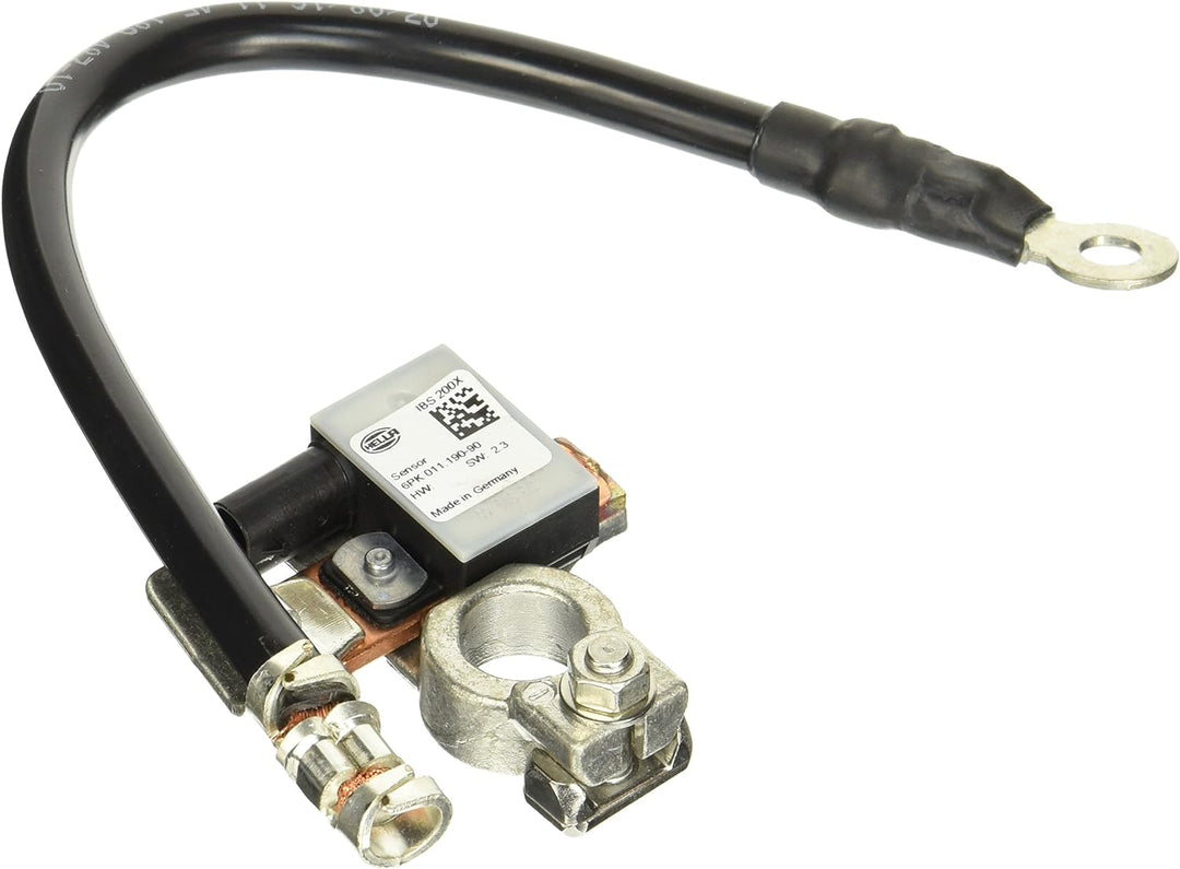 HELLA 6PK 011 190-901 Sensor, Batteriemanagement - 12V - geschraubt - Kabel: 280mm