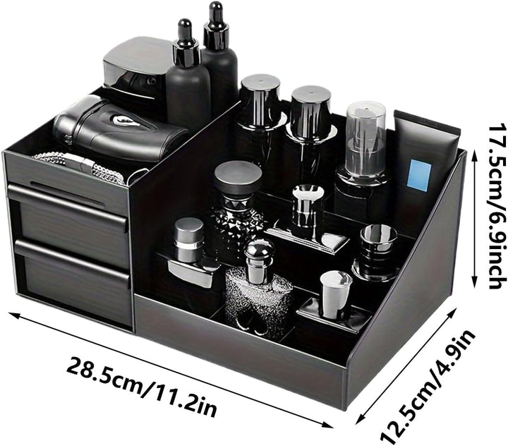 Make-up-Organizer für Schminktisch, Schmuck-Kosmetikkoffer, Schreibtisch-Kosmetikaufbewahrung, für H