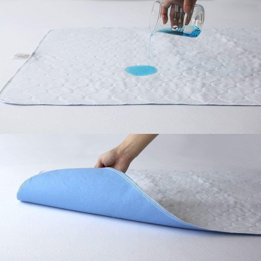 Bedecor Inkontinenzunterlage waschbar 86x132cm, Inkontinenz Matratzenschutz Unterlage, Inkontinenz B