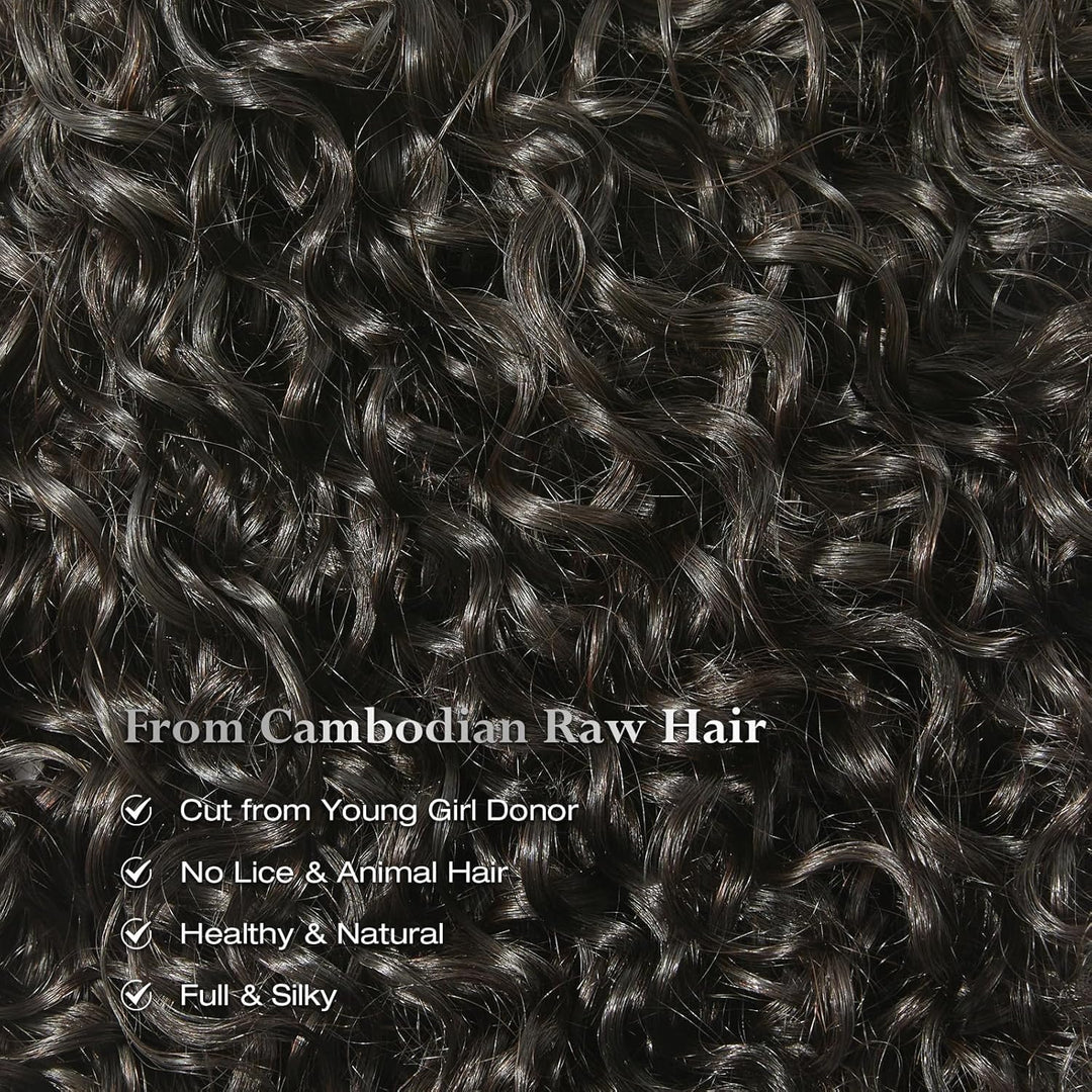 Water Wave Bundles Human Hair 1 Bundles 10Inch Water Wave Bundles 10A Brazilian 100% Unprocessed Vir