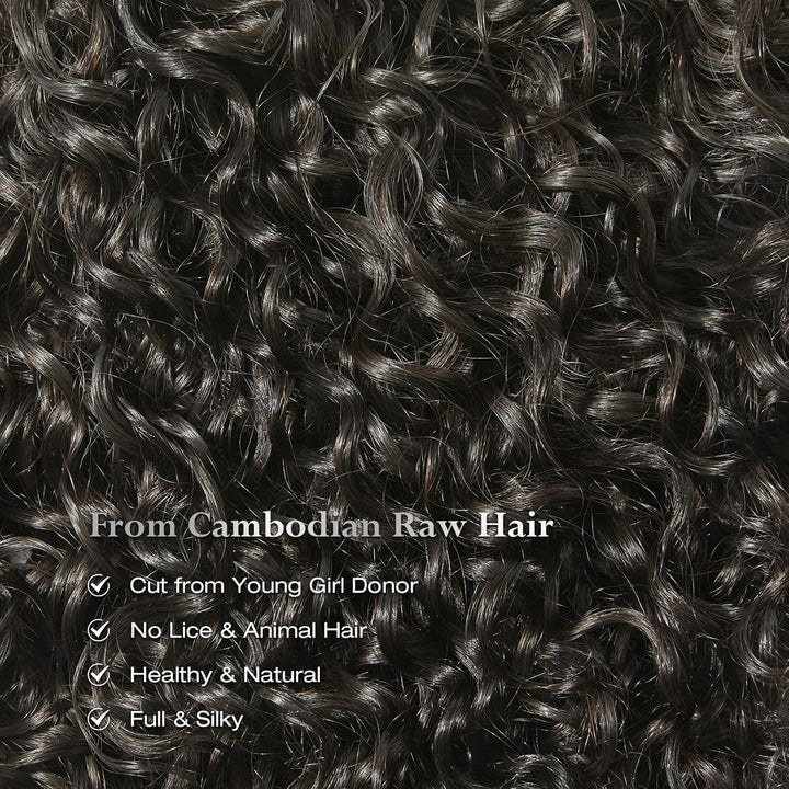 Water Wave Bundles Human Hair 1 Bundles 10Inch Water Wave Bundles 10A Brazilian 100% Unprocessed Vir
