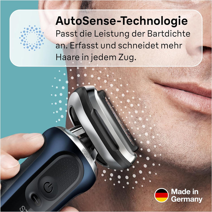 Braun Series 7 Rasierer Herren mit EasyClick Aufsatz, Elektrorasierer & Präzisionstrimmer, 360° Flex