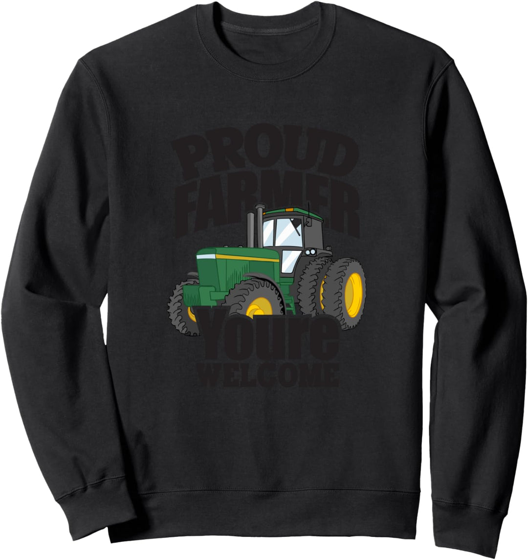 Lustige Landwirtschaft Shirts stolzer Bauer Sweatshirt