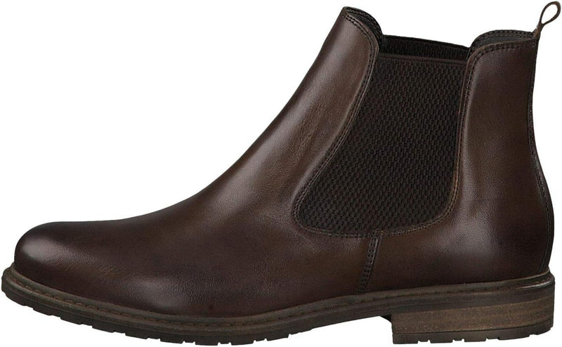 Tamaris Damen Stiefeletten, Frauen Chelsea Boots,Comfort Lining,TOUCHit-Fussbett 37 EU Muscat Leathe