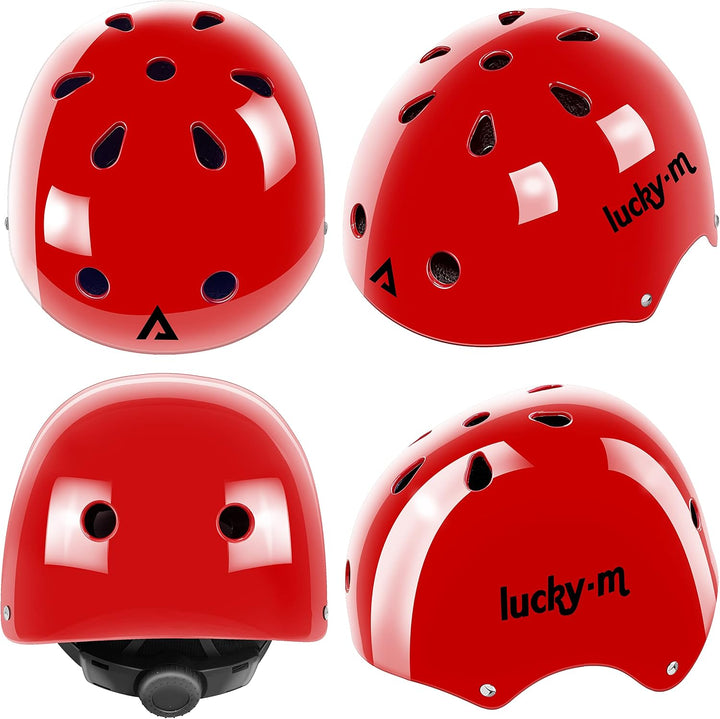 Kinderhelm mit Knieschützern, Ellbogenschützern, Handgelenkschützern für Skateboard, Radfahren, Hove
