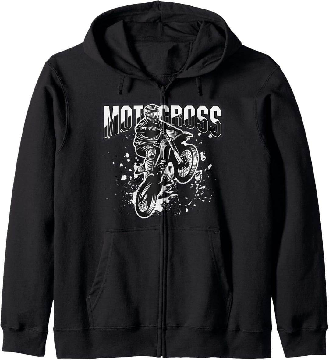 Retro Vintage Biker Motocross Motorcycle Bike Motorräder Kapuzenjacke