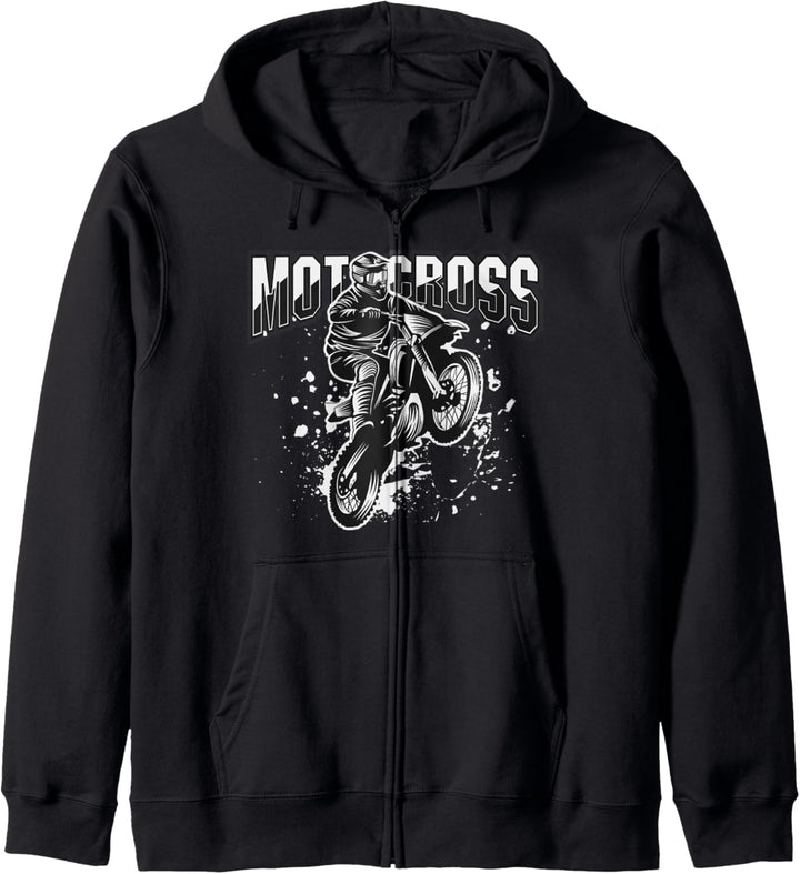 Retro Vintage Biker Motocross Motorcycle Bike Motorräder Kapuzenjacke