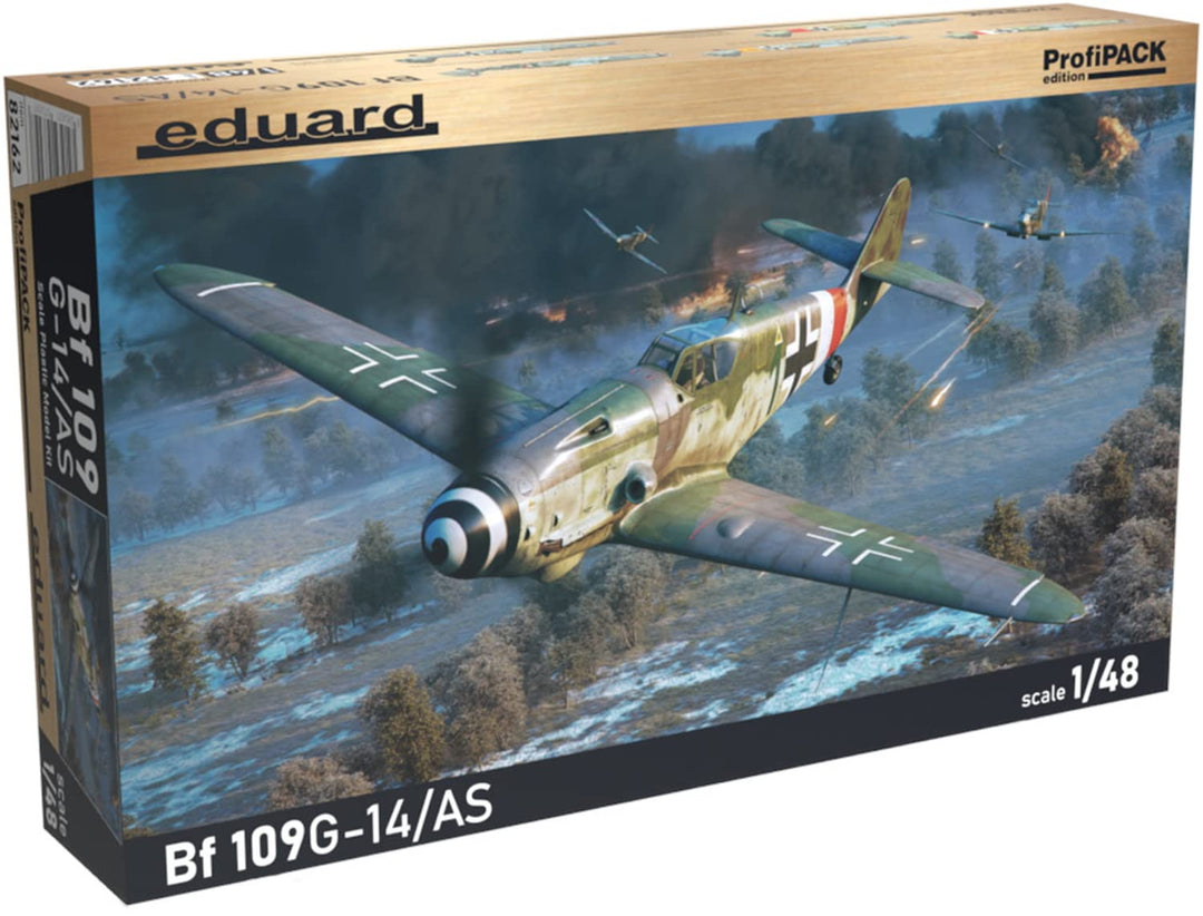 Eduard Plastic Kits 82162 - 1:48 Bf 109G-14/AS Profipack - Def. Kartonage