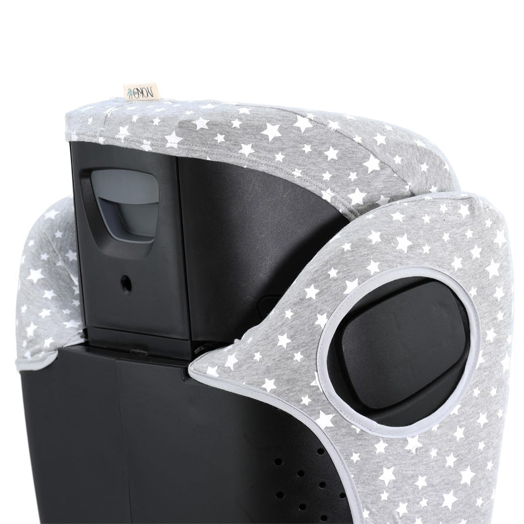 JYOKO KIDS Sitzbezug kompatibel mit Romer Kidfix (Romer Kidfix M I-SIZE, White Star)