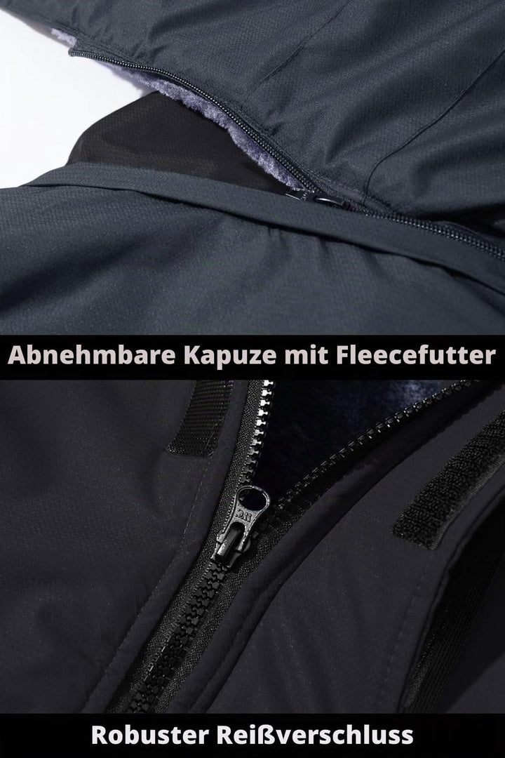MAGCOMSEN Winterjacke Herren Warm Gefüttert Skijacke Wasserdicht Regenjacke Snowboardjacke Outdoor F