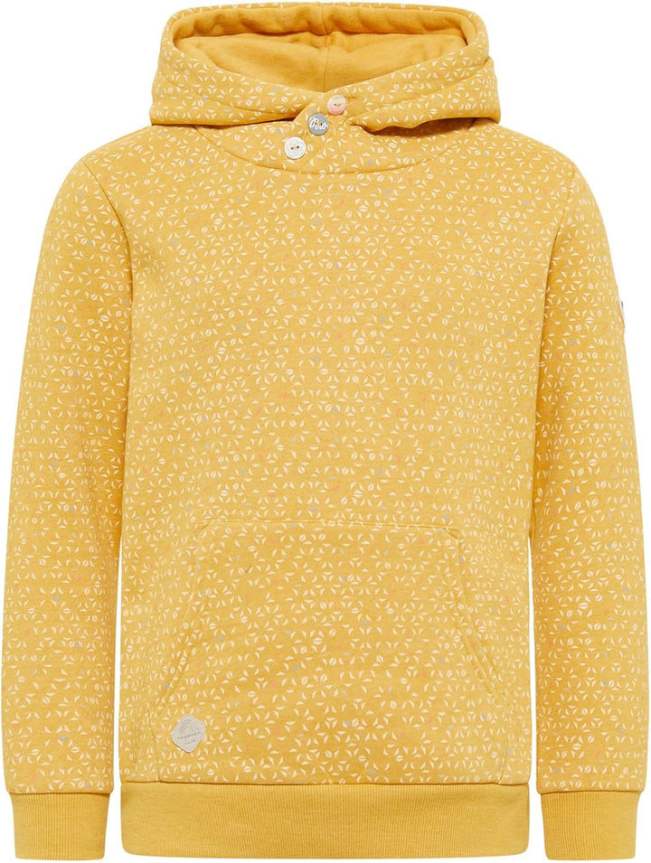 Ragwear Dorka Mädchen Sweatshirt mit Kapuze Kapuzenpullover Pullover Sweater 128 Honey, 128 Honey