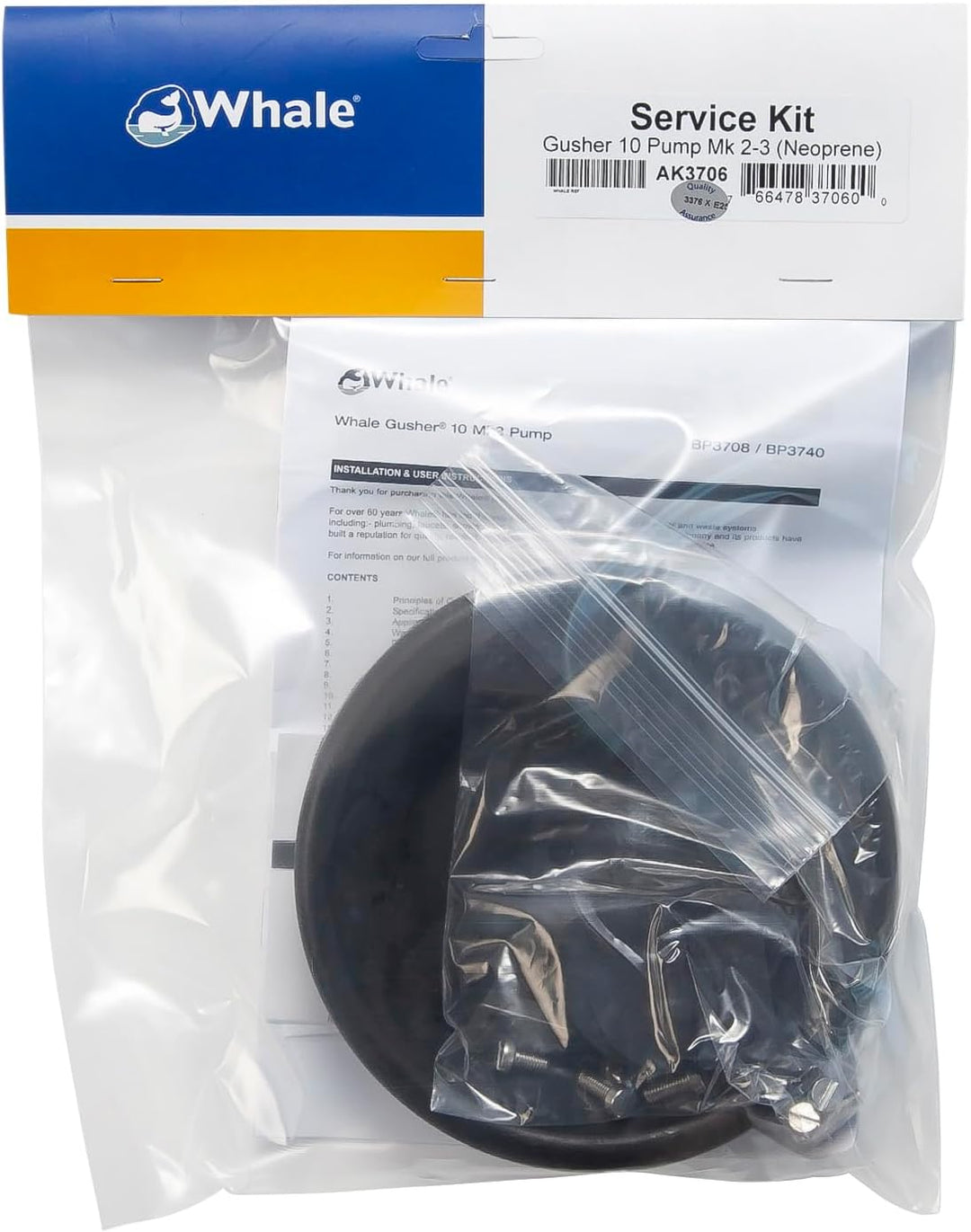Whale Gusher 10 Manuelle Pumpe Service Kit - Ersatzteile - Neopren/Nitril, Neopren