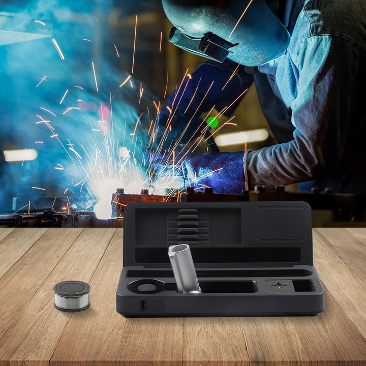 Hs-02 Smart Soldering Iron Kit, Mobile Workbench Storage Box With Type-C Charging, 9-24V DC Temperat