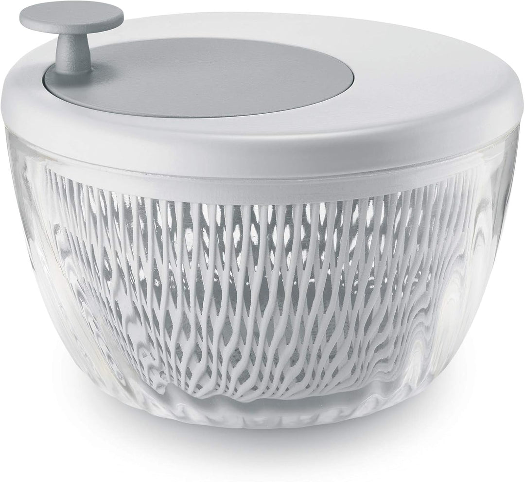 Guzzini - Kitchen Active Design, SPIN&STORE Salatschlüder mit Deckel - Weiss, Ø26 x h19 cm | 4000 cc