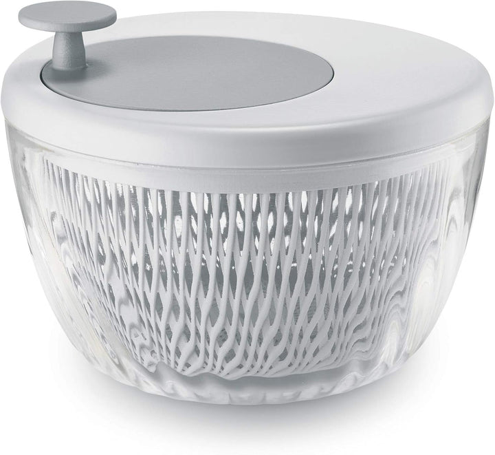 Guzzini - Kitchen Active Design, SPIN&STORE Salatschlüder mit Deckel - Weiss, Ø26 x h19 cm | 4000 cc