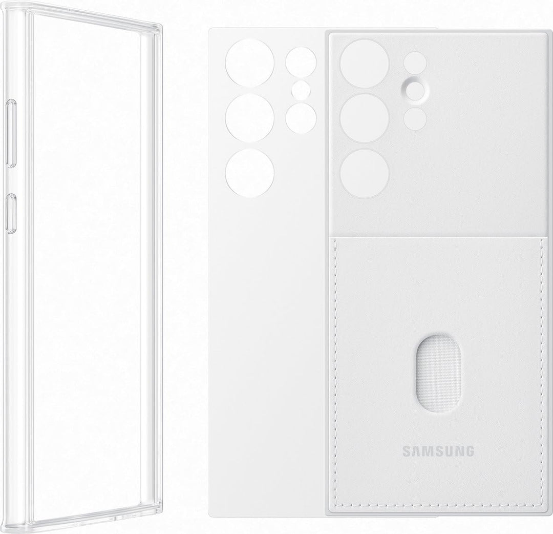 Samsung Frame Smartphone Case EF-MS918 für Galaxy S23 Ultra, Handy-Hülle, Durchsichtig, Kratzfest, R