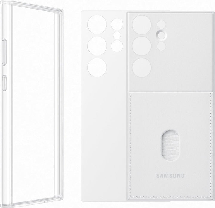 Samsung Frame Smartphone Case EF-MS918 für Galaxy S23 Ultra, Handy-Hülle, Durchsichtig, Kratzfest, R