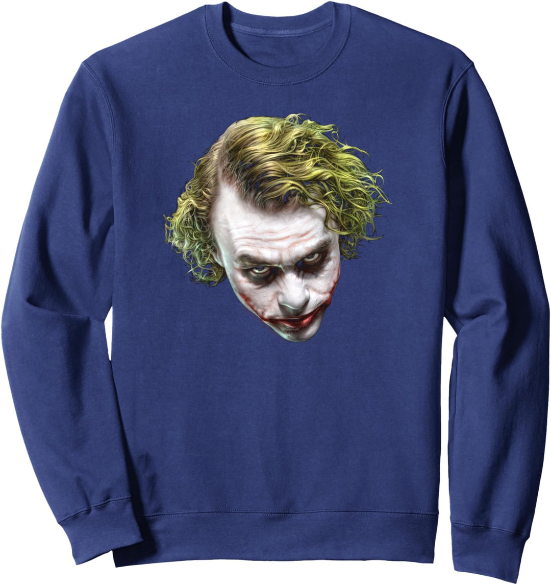 The Dark Knight Painted Joker Head Sweatshirt