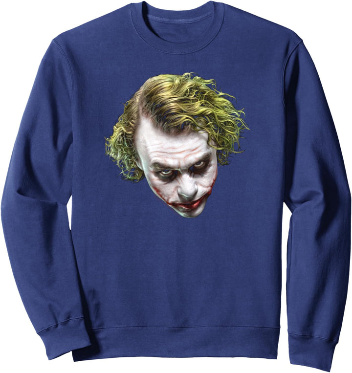 The Dark Knight Painted Joker Head Sweatshirt