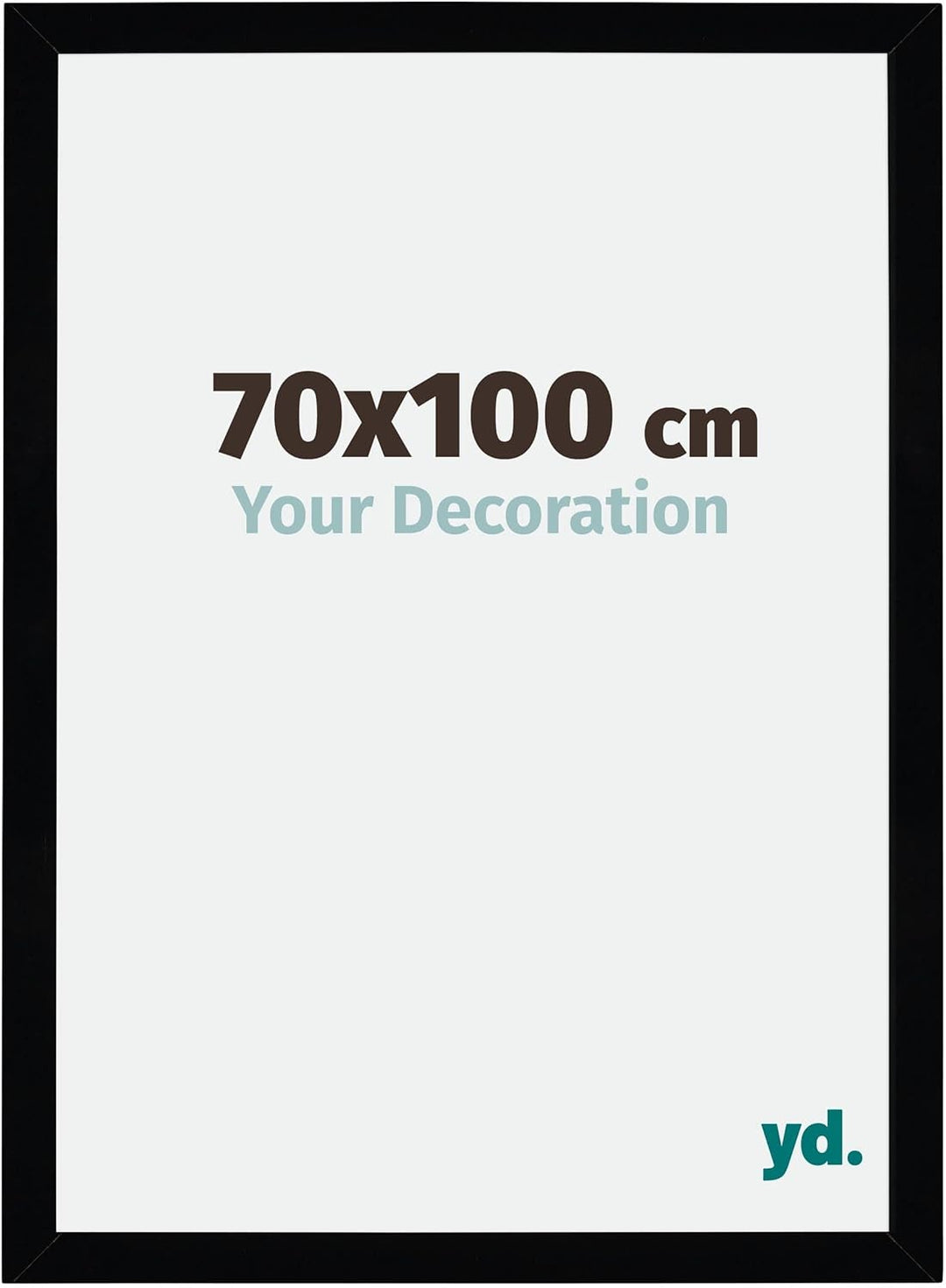 yd. Your Decoration - Bilderrahmen 70x100 cm - Bilderrahmen aus MDF mit Acrylglas - Antireflex - Aus