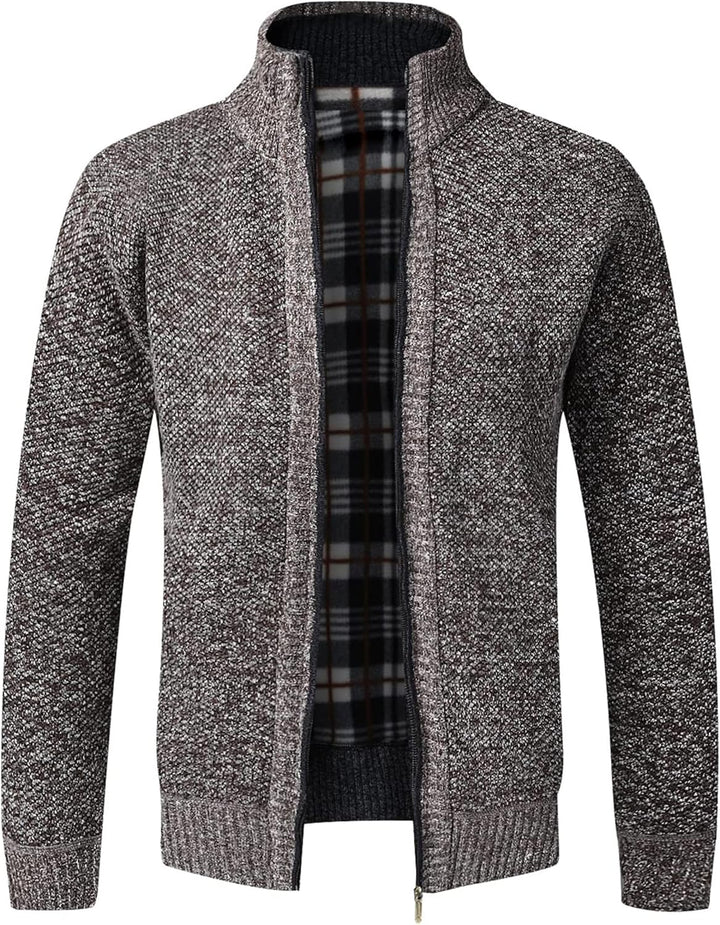 GLESTORE Strickjacken für Herren Strickjacke Cardigan Trachtenjacke Herren Fleecejacke Winter Herren