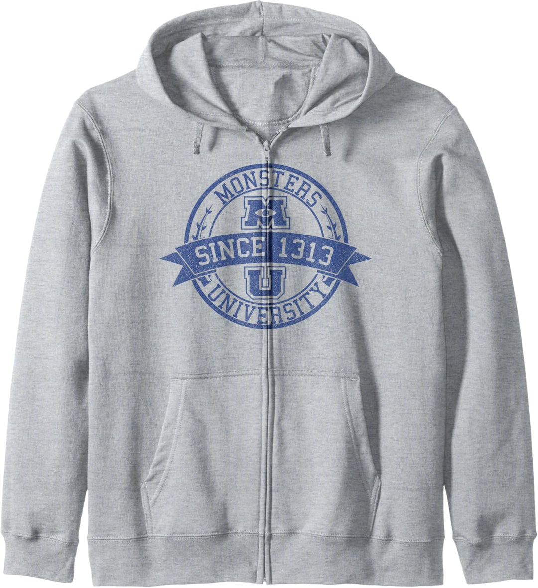 Disney Pixar Monsters University School Crest Movie Logo Kapuzenjacke