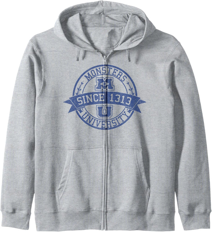 Disney Pixar Monsters University School Crest Movie Logo Kapuzenjacke