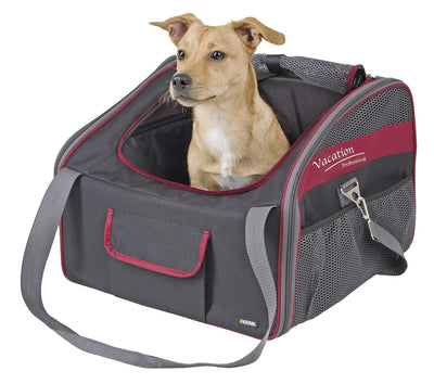 Kerbl 80594 Autositztasche Axion, 41 x 34 x 30 cm, schwarz/rot
