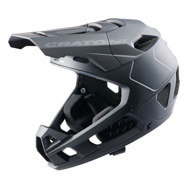 Cratoni Unisex – Erwachsene Interceptor Helmet L Schwarz Matt, L Schwarz Matt