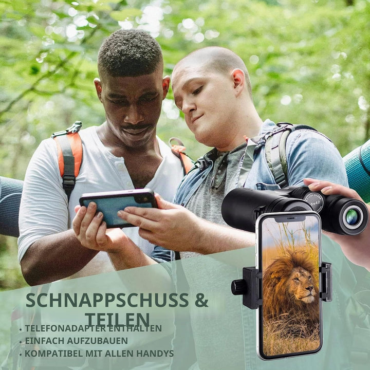 Gosky 10 x 42 Fernglas für Erwachsene, professionelles HD Fernglas, Fernglas für Vogelbeobachtung, R