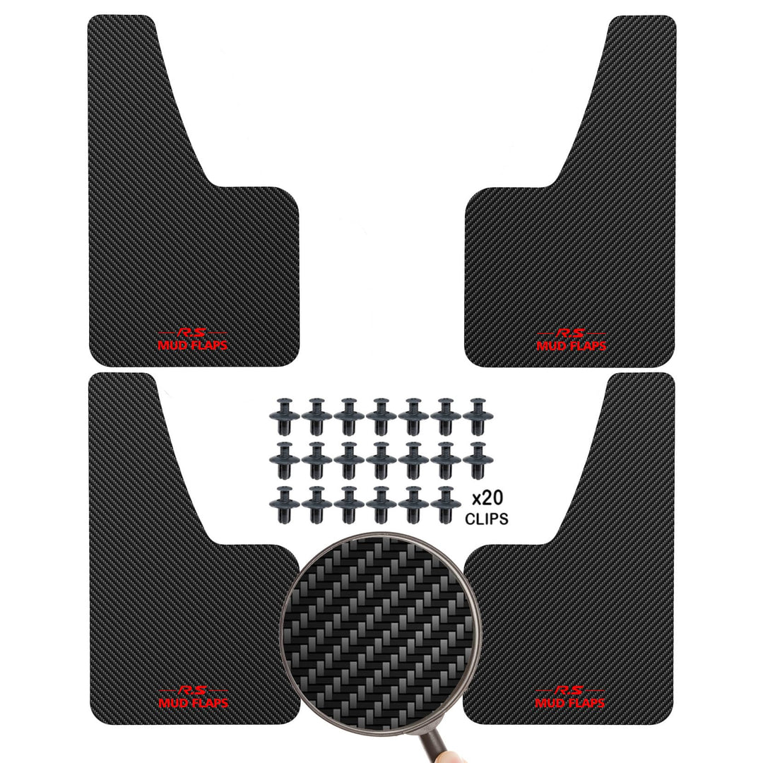 XUKEY Universal-Schmutzfänger 36x21cm für Auto, Pickup, SUV, Van, LKW, vorne und hinten, Spritzschut